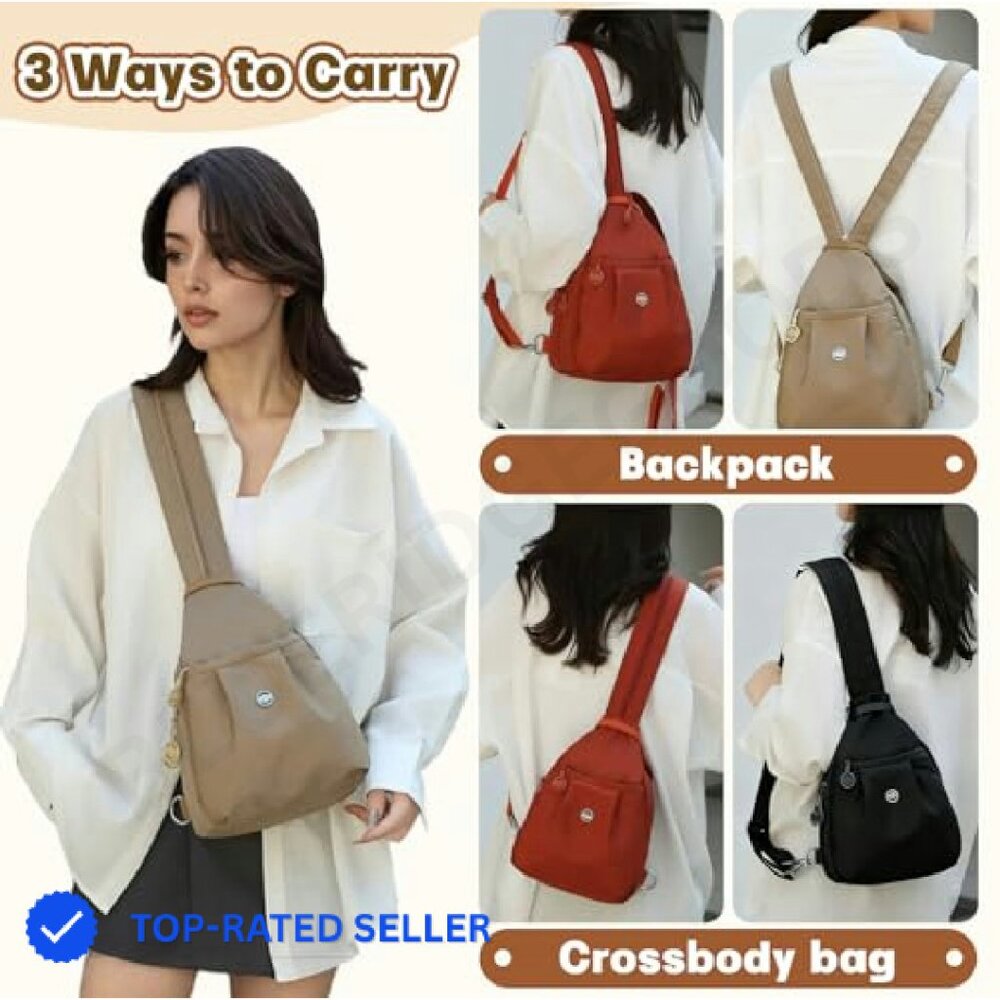 Waterproof Convertible Backpack Multi-Compartment… - image 7